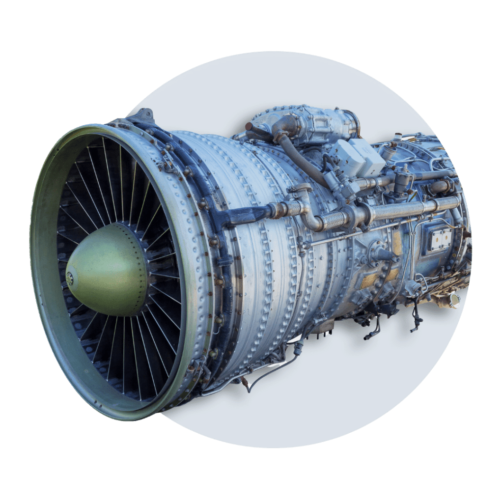 aircraft engine for the aerospace industry supply chain