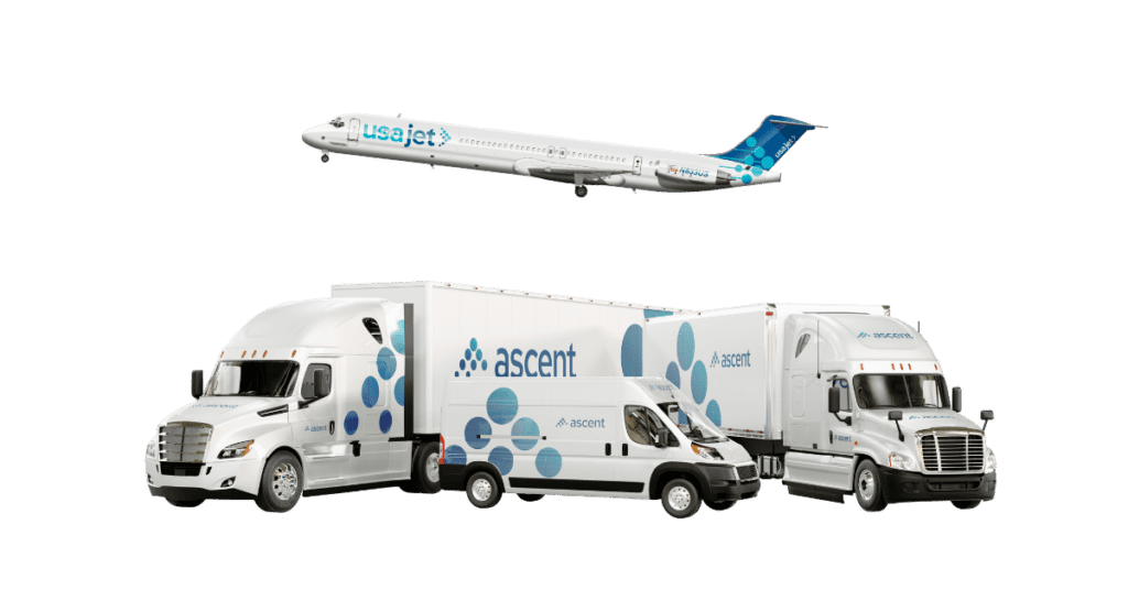 asset-backed aircraft and fleet of trucks by ascent