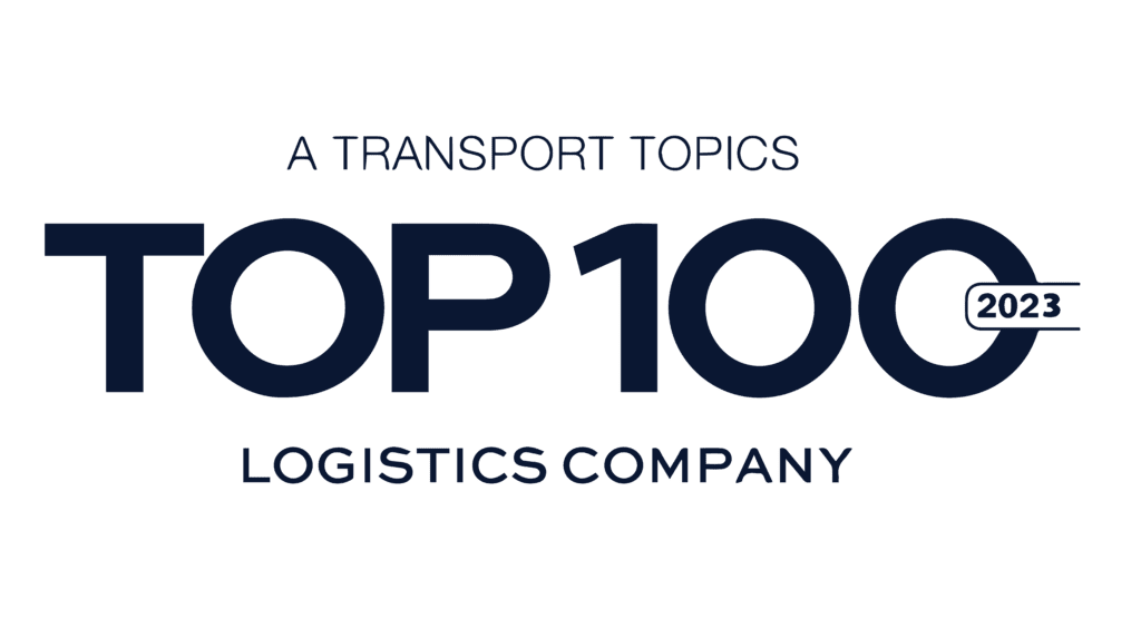 Transport Topics Top 100 Logistics Company award